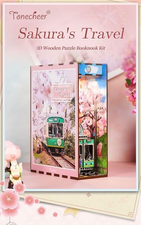 Produktbild: Book Nook DIY B&uuml;cherecke Sakura's Travel