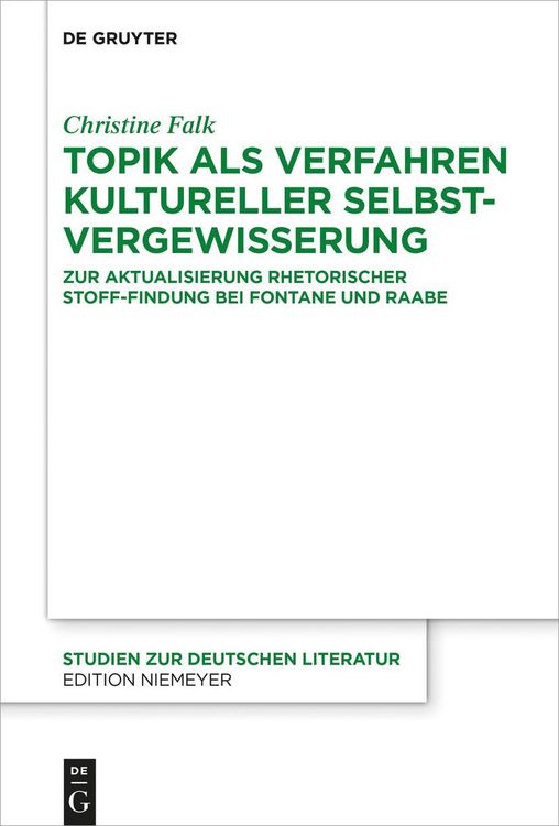 Produktbild: Topik als Verfahren kultureller Selbstvergewisserung