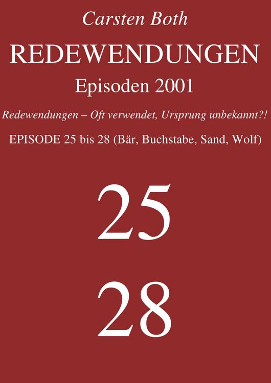 Produktbild: Redewendungen: Episoden 2001