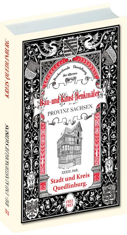 Produktbild: Bau- und Kunstdenkm&auml;ler Stadt und Kreis QUEDLINBURG 1922-1923