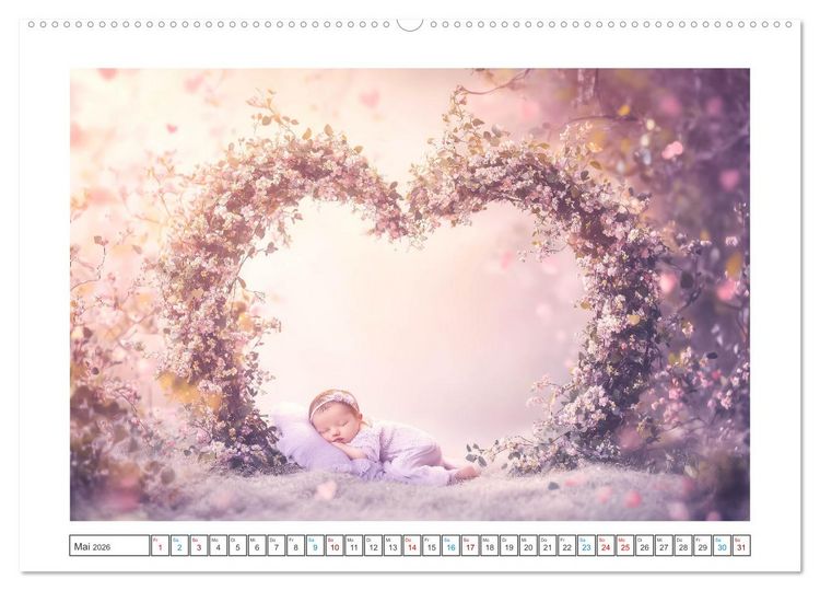 Produktbild: Babyzauber (Wandkalender 2026 DIN A2 quer), CALVENDO Monatskalender