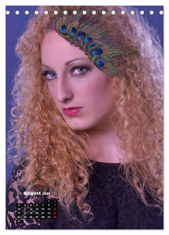 Produktbild: Extrem Make-Up Portraits (Tischkalender 2026 DIN A5 hoch), CALVENDO Monatskalender