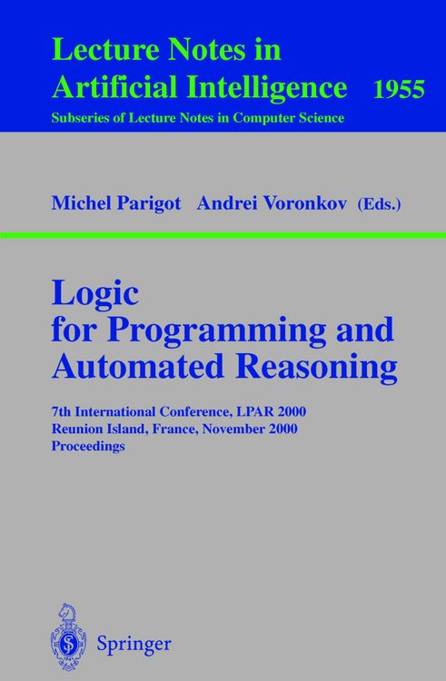 Produktbild: Logic for Programming and Automated Reasoning