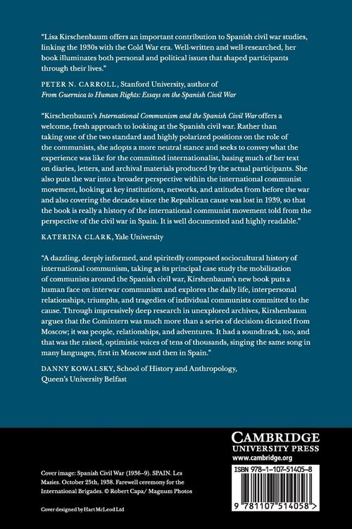 Produktbild: International Communism and the Spanish Civil War