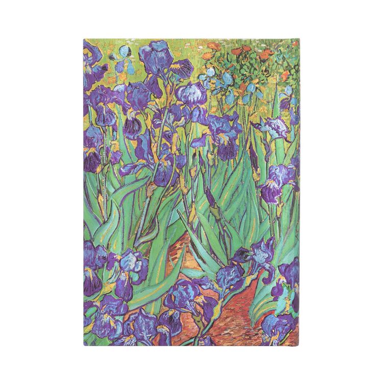 Produktbild: Hardcover Notizbuch Van Goghs Schwertlilien, Midi, Liniert
