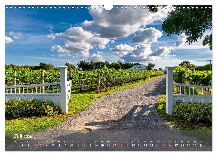 Produktbild: Neuseeland - Wo sich Himmel und Erde begegnen (Wandkalender 2026 DIN A3 quer), CALVENDO Monatskalender