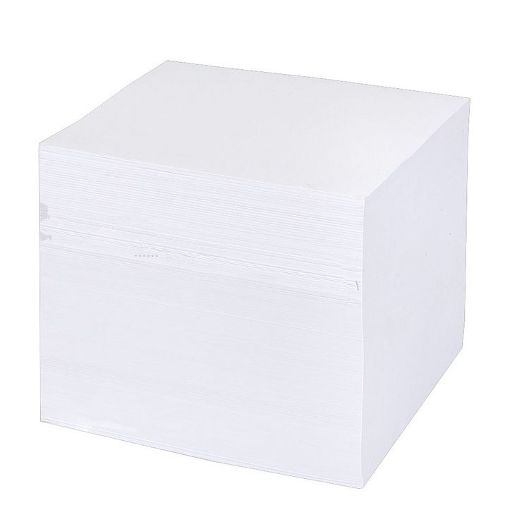 Produktbild: Idena Notizklotz geleimt 80g/m&sup2; wei&szlig; 9x9x9cm 800 Blatt