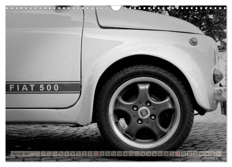 Produktbild: il Cinquecento - Details im Fokus - im Look eines legend&auml;ren Analogfilms (Wandkalender 2027 DIN A3 quer), CALVENDO Monatskalender
