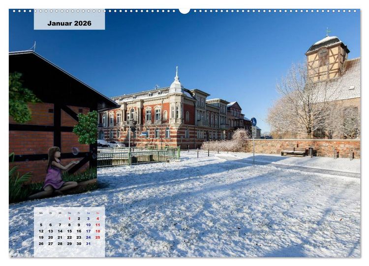 Produktbild: Prenzlau - Stadt im Herzen der Uckermark (Wandkalender 2026 DIN A2 quer), CALVENDO Monatskalender