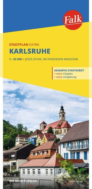 Produktbild: Falk Stadtplan Extra Karlsruhe 1:20.000