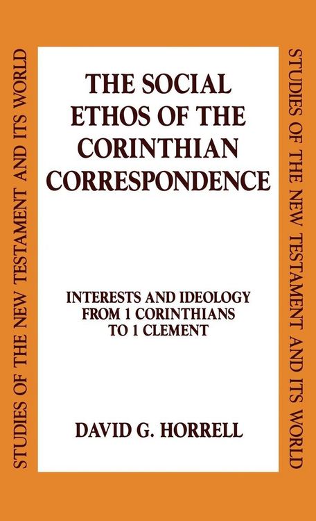 Produktbild: The Social Ethos of the Corinthian Correspondence