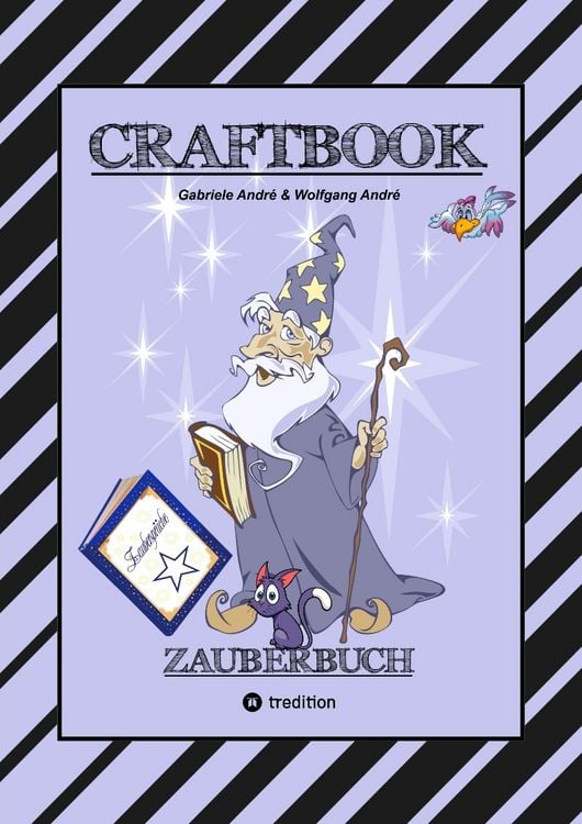 Produktbild: CRAFTBOOK - 100 SEITEN MAGIE - ZAUBERW&Ouml;RTER - ZAUBERSCHRIFT - ZAUBERW&Uuml;RFELSPIEL - MAGIER - ZAUBERSPRUCH - R&Auml;TSEL