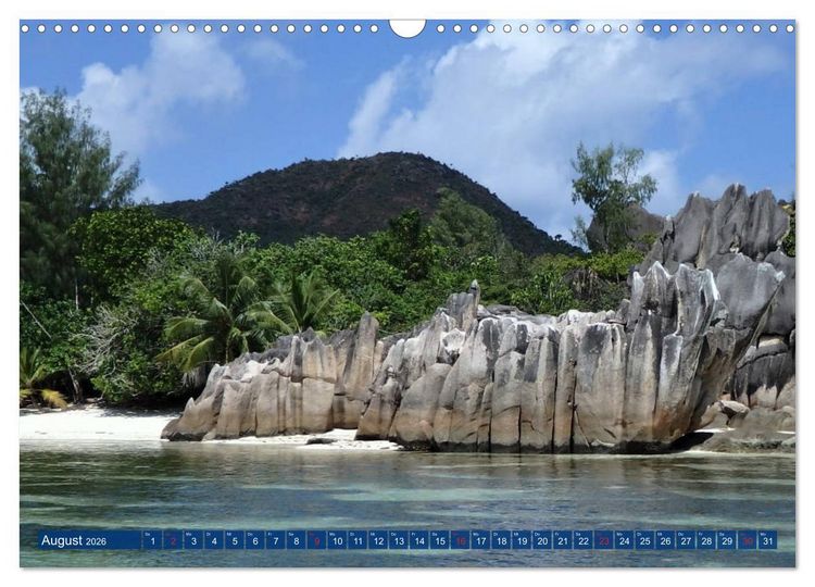 Produktbild: Seychellen - Wild und Sch&ouml;n (Wandkalender 2026 DIN A3 quer), CALVENDO Monatskalender