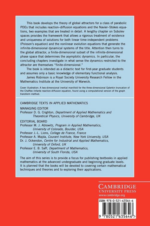 Produktbild: Infinite-Dimensional Dynamical Systems