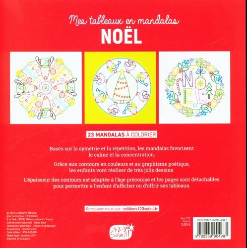 Produktbild: No&euml;l : mes tableaux en mandalas