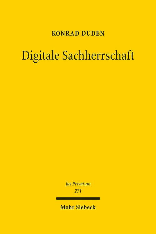 Produktbild: Duden, K: Digitale Sachherrschaft