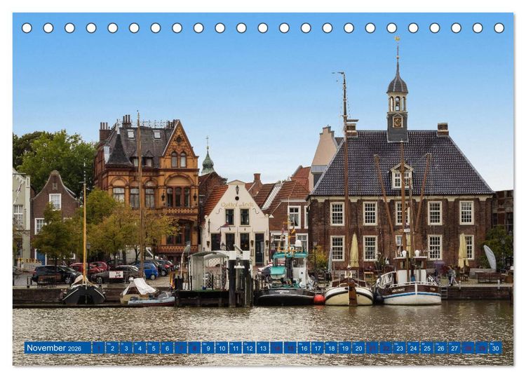 Produktbild: Leer - Das Tor zu Ostfriesland (Tischkalender 2026 DIN A5 quer), CALVENDO Monatskalender