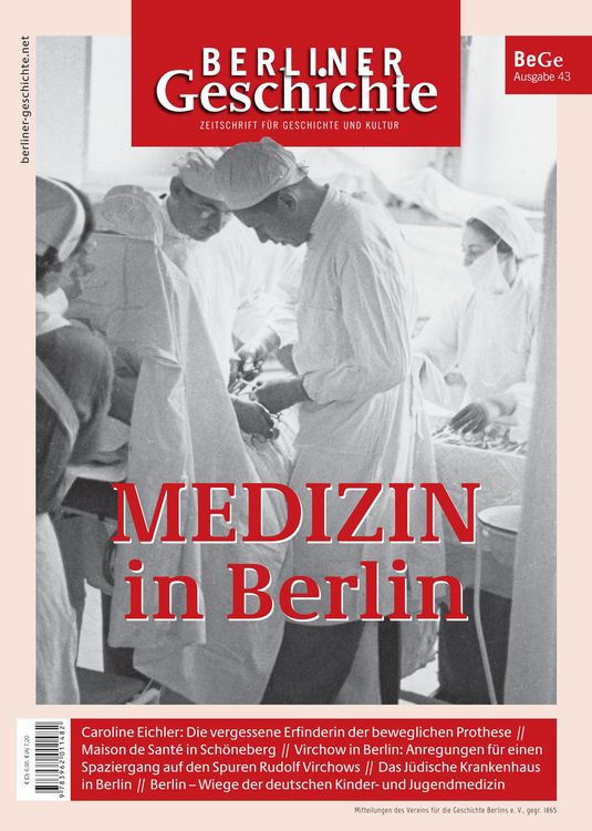 Produktbild: Berliner Geschichte - Zeitschrift f&uuml;r Geschichte und Kultur
