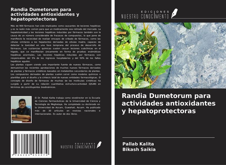 Produktbild: Randia Dumetorum para actividades antioxidantes y hepatoprotectoras