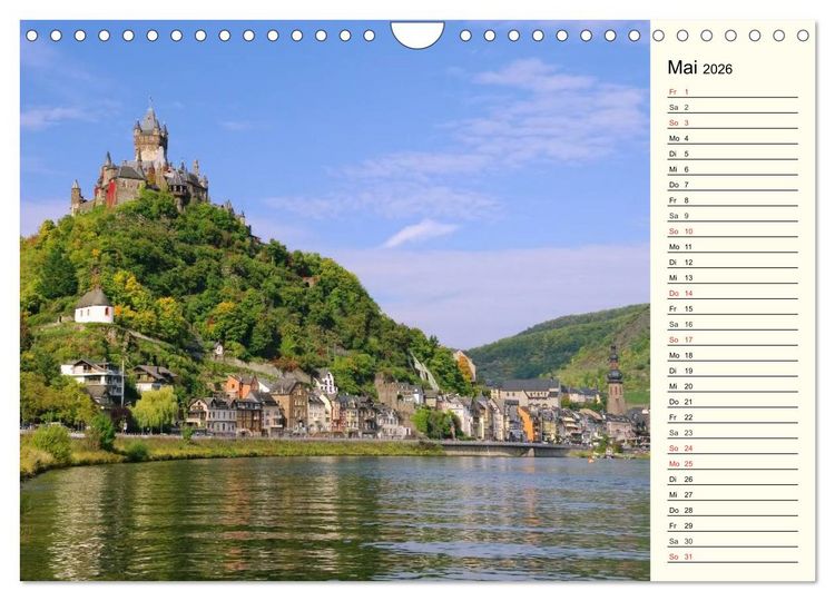 Produktbild: Entlang der Mosel (Wandkalender 2026 DIN A4 quer), CALVENDO Monatskalender