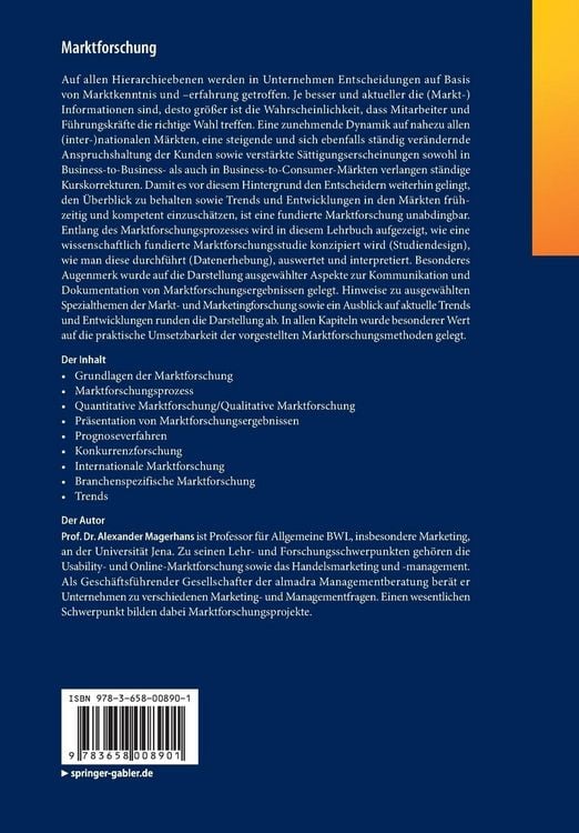 Produktbild: Marktforschung