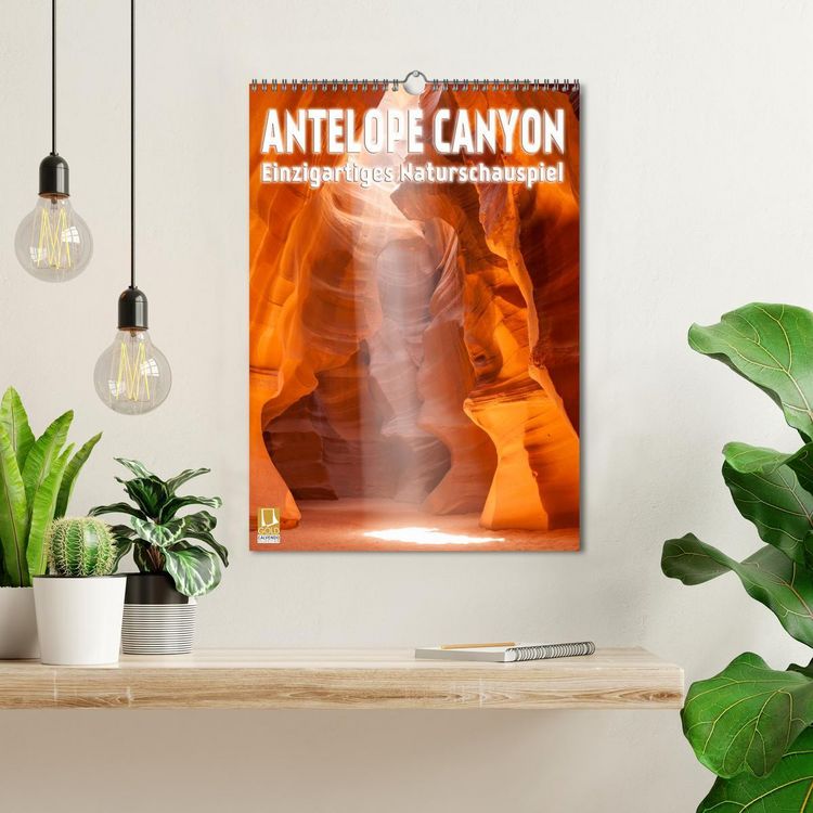 Produktbild: Antelope Canyon &ndash; Einzigartiges Naturschauspiel (Wandkalender 2026 DIN A3 hoch), CALVENDO Monatskalender