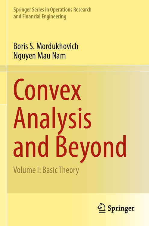 Produktbild: Convex Analysis and Beyond