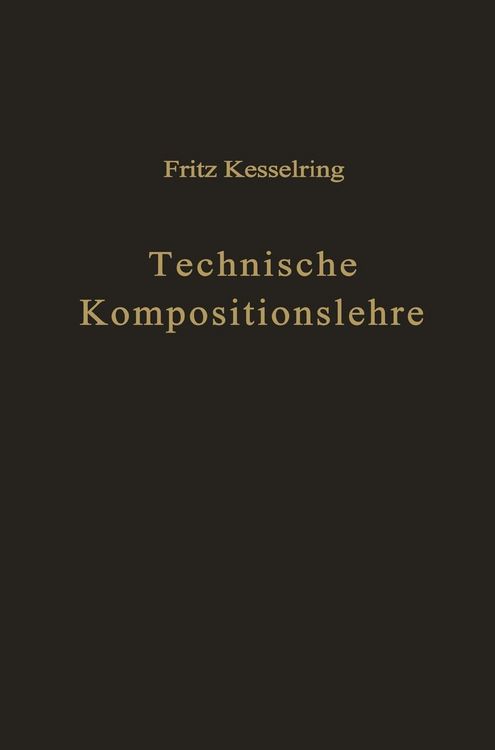 Produktbild: Technische Kompositionslehre