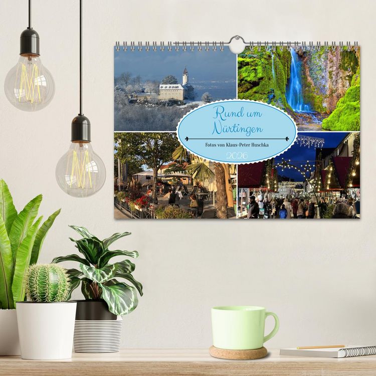 Produktbild: Rund um N&uuml;rtingen (Wandkalender 2026 DIN A4 quer), CALVENDO Monatskalender