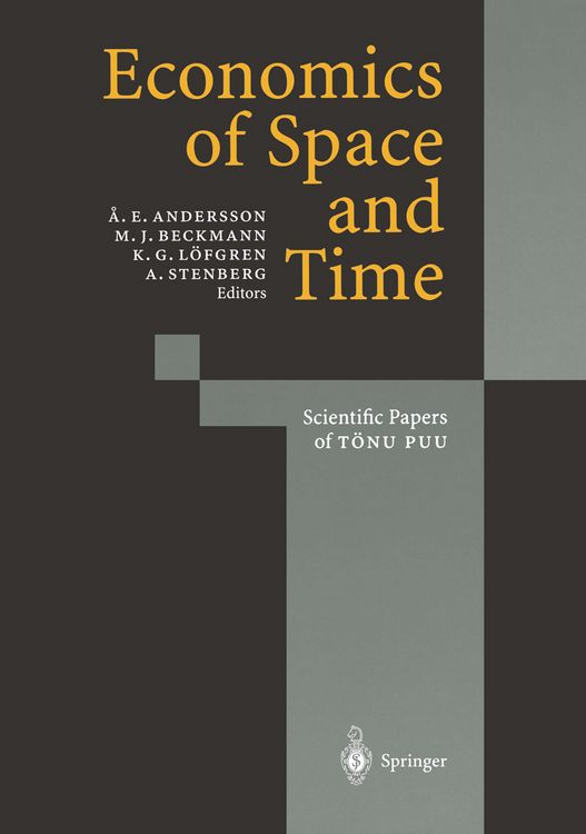 Produktbild: Economics of Space and Time