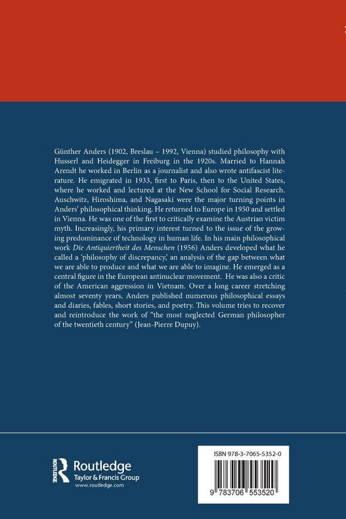 Produktbild: The Life and Work of G&uuml;nther Anders