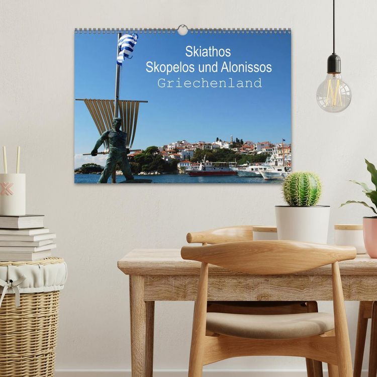 Produktbild: Skiathos Skopelos und Alonissos Griechenland (Wandkalender 2026 DIN A3 quer), CALVENDO Monatskalender