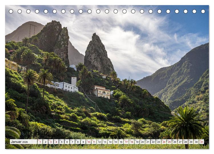 Produktbild: Kanarische Inseln: La Gomera (Tischkalender 2026 DIN A5 quer), CALVENDO Monatskalender