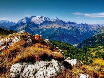 Produktbild: CALVENDO Puzzle Marmolada vom Settsass - Alta Badia | 1000 Teile Lege-Gr&ouml;&szlig;e 64x48cm Foto-Puzzle f&uuml;r gl&uuml;ckliche Stunden