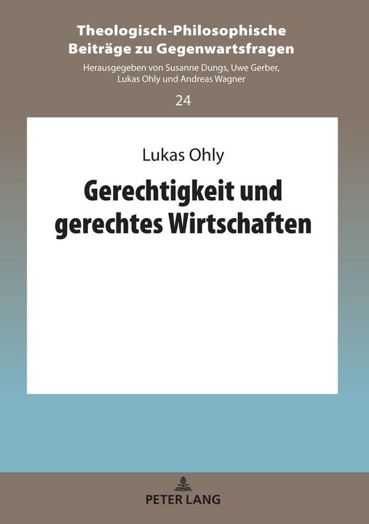 Produktbild: Gerechtigkeit und gerechtes Wirtschaften