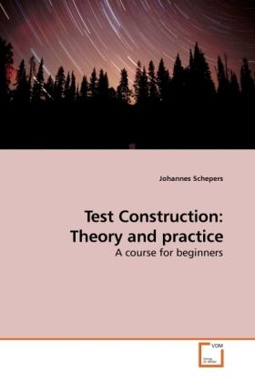 Produktbild: Schepers, J: Test Construction: Theory and practice