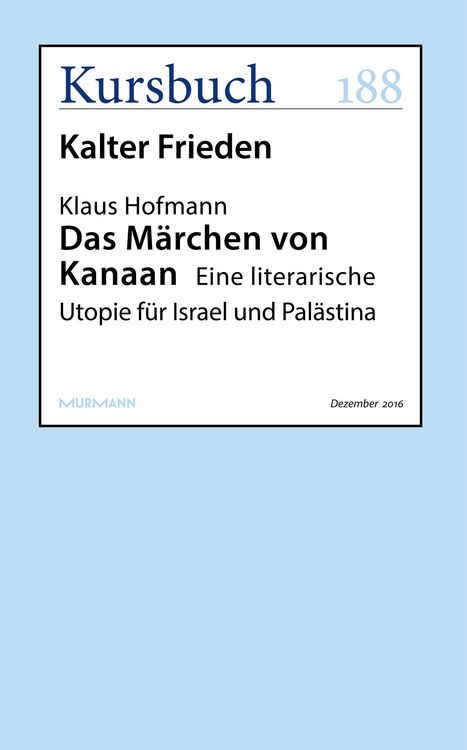 Produktbild: Das M&auml;rchen von Kanaan