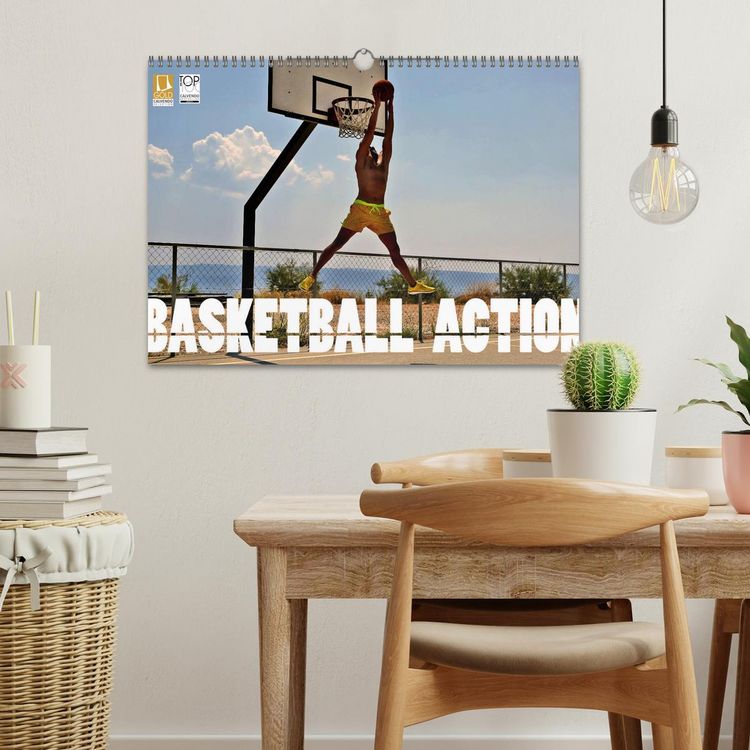 Produktbild: Basketball Action (Wandkalender 2026 DIN A3 quer), CALVENDO Monatskalender