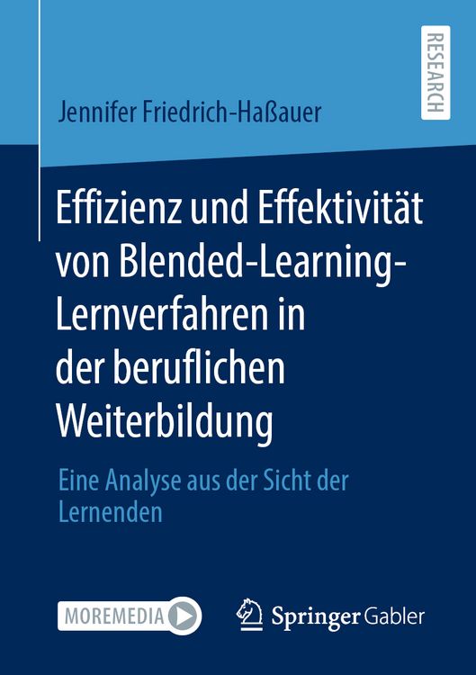 Produktbild: Effizienz und Effektivit&auml;t von Blended-Learning-Lernverfahren in der beruflichen Weiterbildung