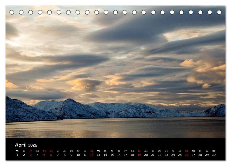 Produktbild: Norwegen (Tischkalender 2026 DIN A5 quer), CALVENDO Monatskalender