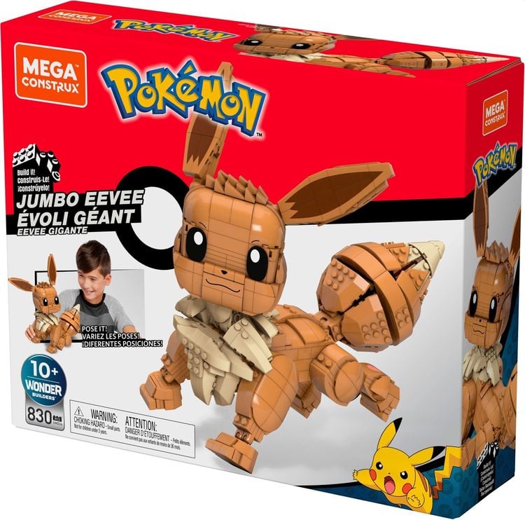 Bild vom Artikel Mega Bloks - Pokémon Jumbo Evoli, Bauset, Bausteine, Sammelfigur vom Autor 