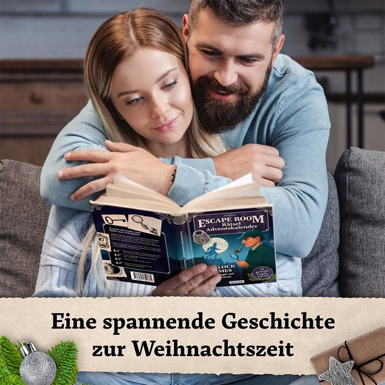 Produktbild: Der Escape Room R&auml;tsel-Adventskalender: Sherlock Holmes & die Jagd auf das Phantom