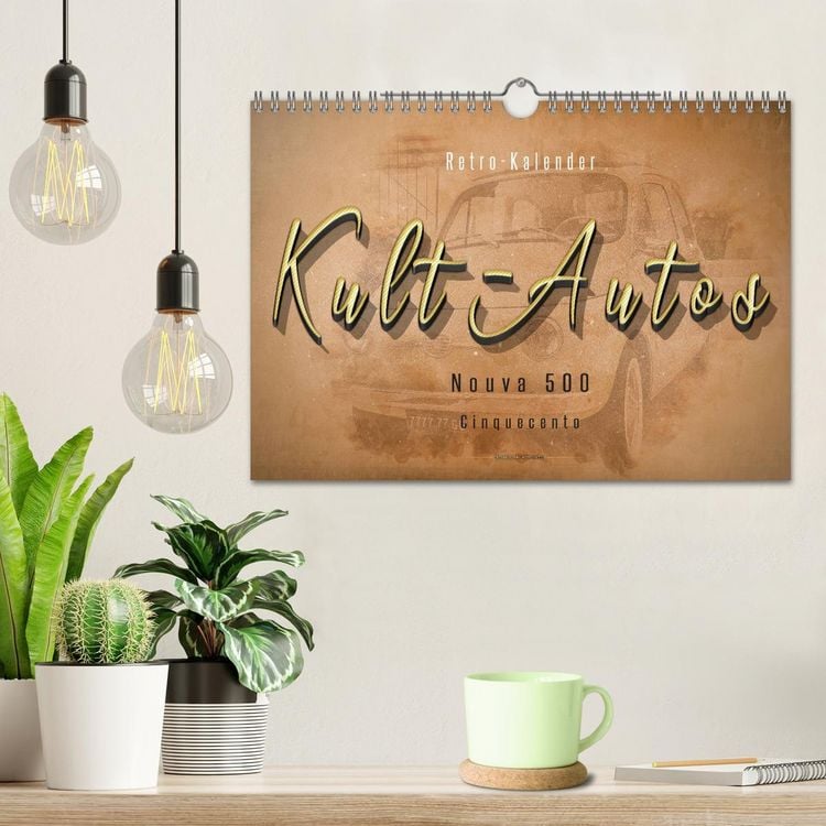 Produktbild: Kult-Autos, Nuova 500 (Wandkalender 2026 DIN A4 quer), CALVENDO Monatskalender