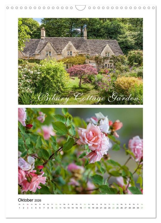 Produktbild: Gartenparadiese in England (Wandkalender 2026 DIN A3 hoch), CALVENDO Monatskalender