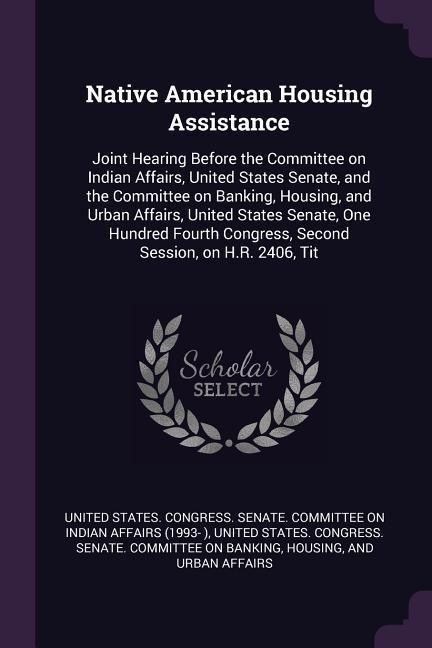 Produktbild: Native American Housing Assistance