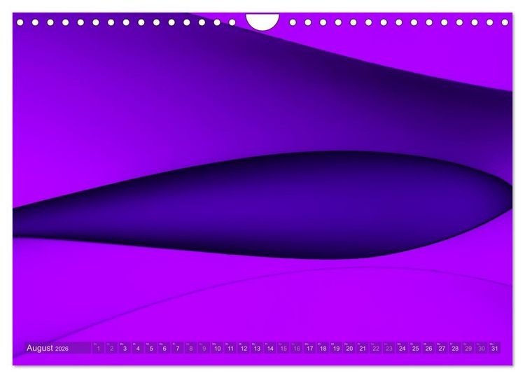 Produktbild: Formen und Farben - Abstrakte Makrofotografie (Wandkalender 2026 DIN A4 quer), CALVENDO Monatskalender
