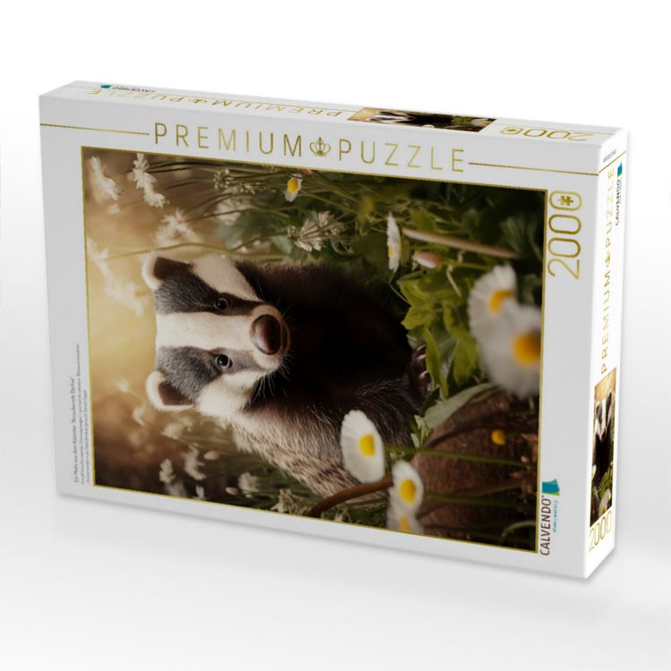 Produktbild: CALVENDO Puzzle Ein Motiv aus dem Kalender "Bezaubernde Dachse" | 2000 Teile Lege-Gr&ouml;&szlig;e 90x67cm Foto-Puzzle f&uuml;r gl&uuml;ckliche Stunden