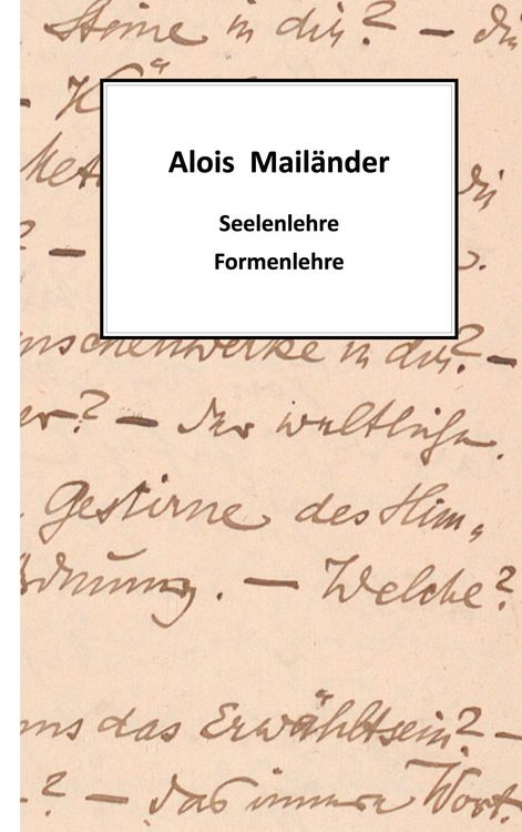 Produktbild: Seelenlehre - Formenlehre