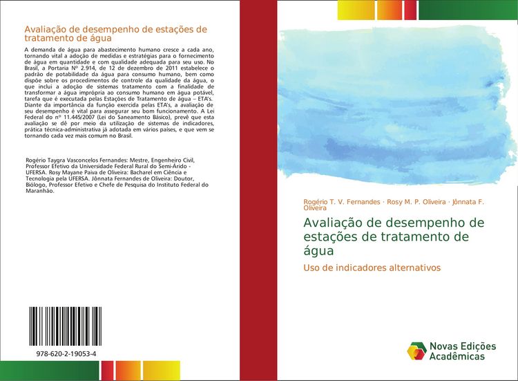 Produktbild: Avalia&ccedil;&atilde;o de desempenho de esta&ccedil;&otilde;es de tratamento de &aacute;gua