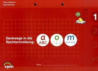 Produktbild: Denkwege in die Rechtschreibung/a-o-m 1. Sch&uuml;lerarbeitsm.